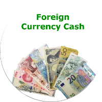 Foreign currency cash service